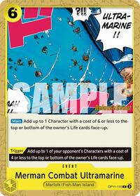 Merman Combat Ultramarine (OP11-116) [A Fist of Divine Speed Release Event Cards]