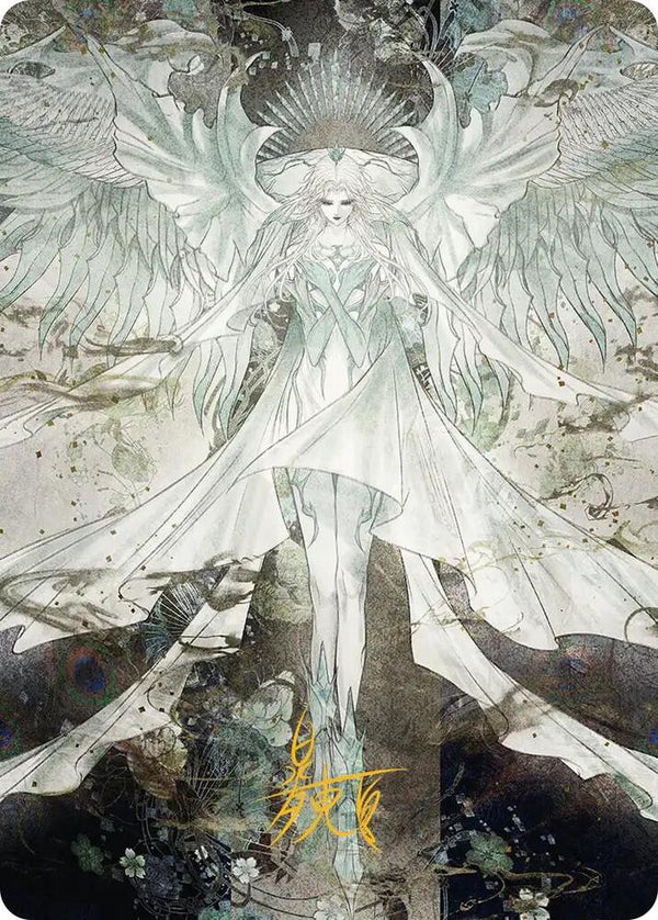 Hydaelyn, the Mothercrystal Art Card (Gold-Stamped Signature) (34) [Final Fantasy Art Series]