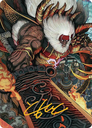 Braska's Final Aeon Art Card (Gold-Stamped Signature) (39) [Final Fantasy Art Series]
