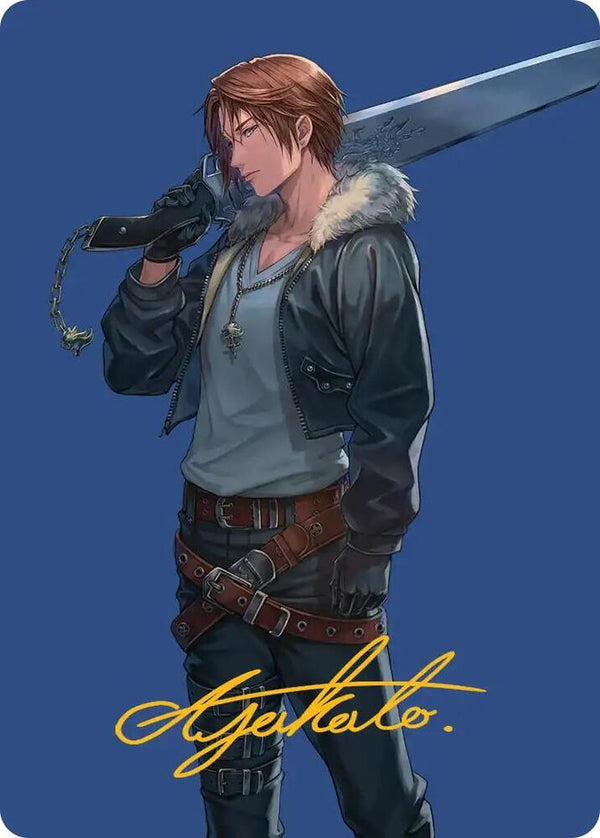 Squall, SeeD Mercenary Art Card (Gold-Stamped Signature) (47) [Final Fantasy Art Series]