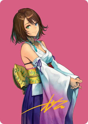 Yuna, Hope of Spira Art Card (Gold-Stamped Signature) (48) [Final Fantasy Art Series]