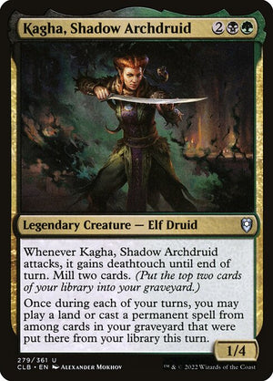 Kagha, Shadow Archdruid (279) [Commander Legends: Battle for Baldur's Gate]