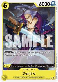 Denjiro (Reprint) (OP06-109) [Starter Deck 28: GREEN/YELLOW Yamato]