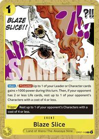Blaze Slice (Reprint) (OP07-116) [Starter Deck 28: GREEN/YELLOW Yamato]