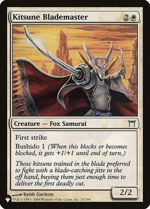 Kitsune Blademaster (CHK-25) [The List]