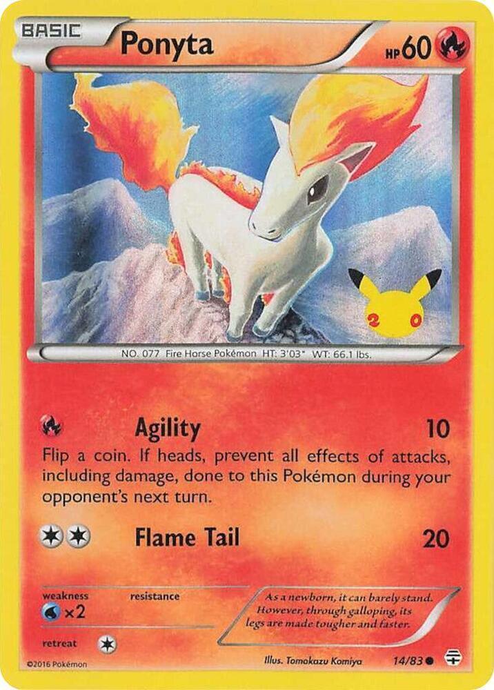 Ponyta (UK Exclusive Promo) (014/083) [Miscellaneous Cards and Products]