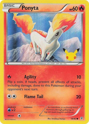 Ponyta (UK Exclusive Promo) (014/083) [Miscellaneous Cards and Products]