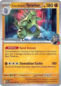 Team Rocket's Tyranitar (Pokemon Center Exclusive) (096/182) [Miscellaneous Cards and Products]
