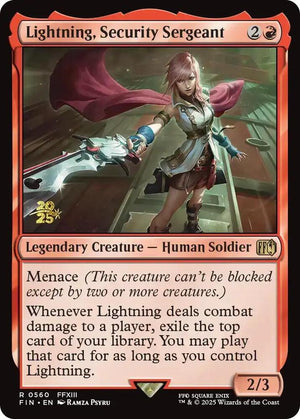 Lightning, Security Sergeant (560) [Prerelease Cards]
