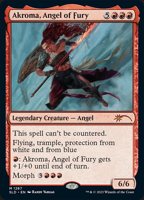 Akroma, Angel of Fury (1287) [Secret Lair Drop]