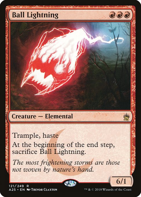 Ball Lightning (121) [Masters 25]