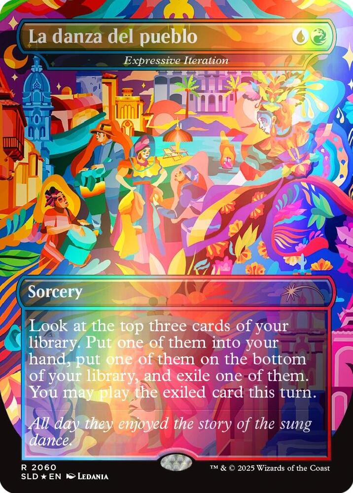 La danza del pueblo - Expressive Iteration (Rainbow Foil) (2060) [Secret Lair Drop]