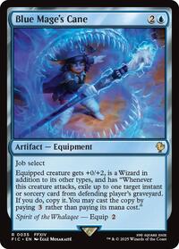 Blue Mage's Cane (Surge Foil) (35) [Final Fantasy Commander]
