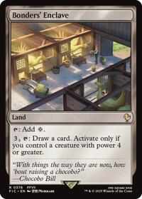 Bonders' Enclave (Surge Foil) (376) [Final Fantasy Commander]