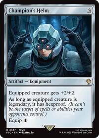 Champion's Helm (Surge Foil) (337) [Final Fantasy Commander]