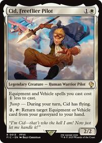Cid, Freeflier Pilot (Surge Foil) (13) [Final Fantasy Commander]