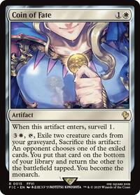 Coin of Fate (Surge Foil) (15) [Final Fantasy Commander]