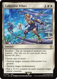 Collective Effort (Surge Foil) (237) [Final Fantasy Commander]