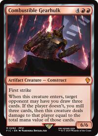 Combustible Gearhulk (Surge Foil) (292) [Final Fantasy Commander]
