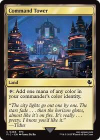 Command Tower (0486) (Surge Foil) (486) [Final Fantasy Commander]