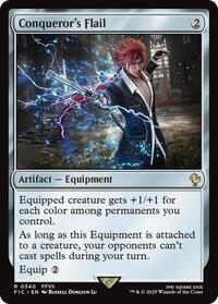 Conqueror's Flail (Surge Foil) (340) [Final Fantasy Commander]