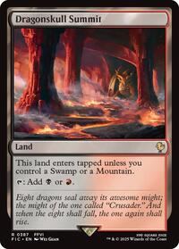 Dragonskull Summit (Surge Foil) (387) [Final Fantasy Commander]