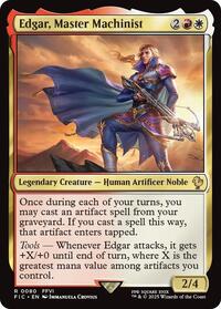 Edgar, Master Machinist (Surge Foil) (80) [Final Fantasy Commander]