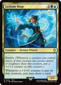 Fathom Mage (Surge Foil) (325) [Final Fantasy Commander]