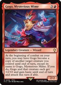 Gogo, Mysterious Mime (Surge Foil) (56) [Final Fantasy Commander]