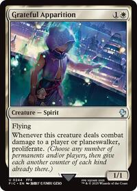 Grateful Apparition (Surge Foil) (244) [Final Fantasy Commander]