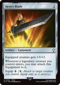 Hero's Blade (Surge Foil) (345) [Final Fantasy Commander]