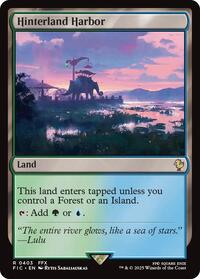 Hinterland Harbor (Surge Foil) (403) [Final Fantasy Commander]
