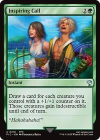 Inspiring Call (Surge Foil) (310) [Final Fantasy Commander]