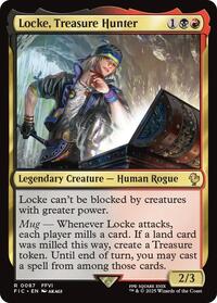Locke, Treasure Hunter (Surge Foil) (87) [Final Fantasy Commander]