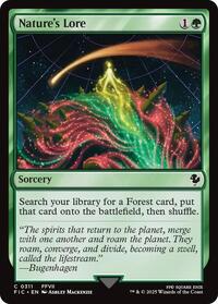 Nature's Lore (Surge Foil) (311) [Final Fantasy Commander]