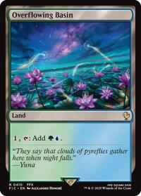 Overflowing Basin (Surge Foil) (410) [Final Fantasy Commander]