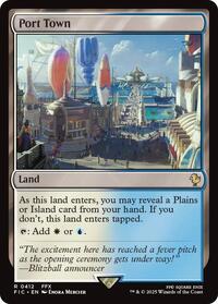 Port Town (Surge Foil) (412) [Final Fantasy Commander]