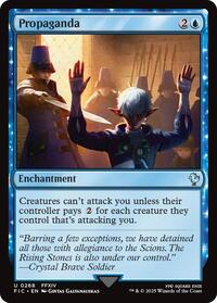 Propaganda (Surge Foil) (268) [Final Fantasy Commander]