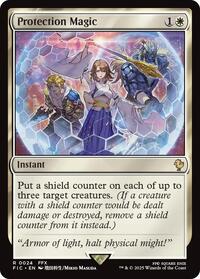 Protection Magic (Surge Foil) (24) [Final Fantasy Commander]