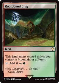 Rootbound Crag (Surge Foil) (416) [Final Fantasy Commander]