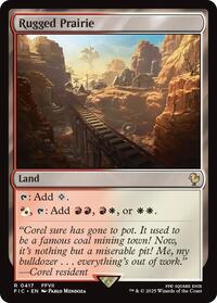 Rugged Prairie (Surge Foil) (417) [Final Fantasy Commander]