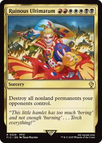 Ruinous Ultimatum (Surge Foil) (329) [Final Fantasy Commander]