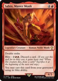 Sabin, Master Monk (Surge Foil) (57) [Final Fantasy Commander]