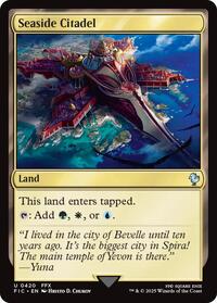 Seaside Citadel (Surge Foil) (420) [Final Fantasy Commander]