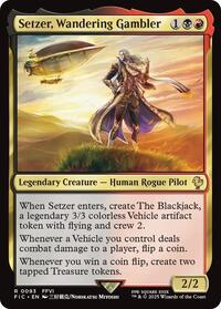 Setzer, Wandering Gambler (Surge Foil) (93) [Final Fantasy Commander]
