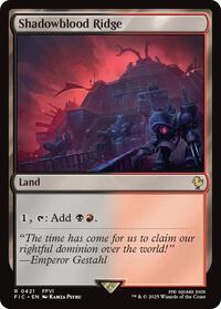 Shadowblood Ridge (Surge Foil) (421) [Final Fantasy Commander]