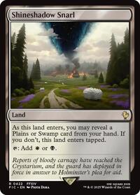 Shineshadow Snarl (Surge Foil) (422) [Final Fantasy Commander]