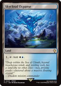 Skycloud Expanse (Surge Foil) (423) [Final Fantasy Commander]