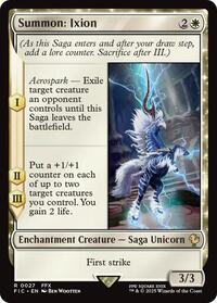 Summon: Ixion (Surge Foil) (27) [Final Fantasy Commander]