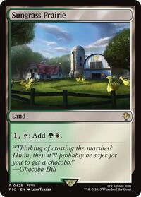 Sungrass Prairie (Surge Foil) (428) [Final Fantasy Commander]